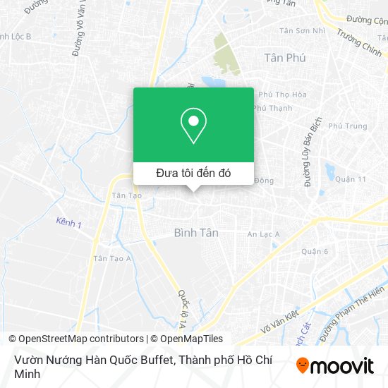 Bản đồ Vườn Nướng Hàn Quốc Buffet