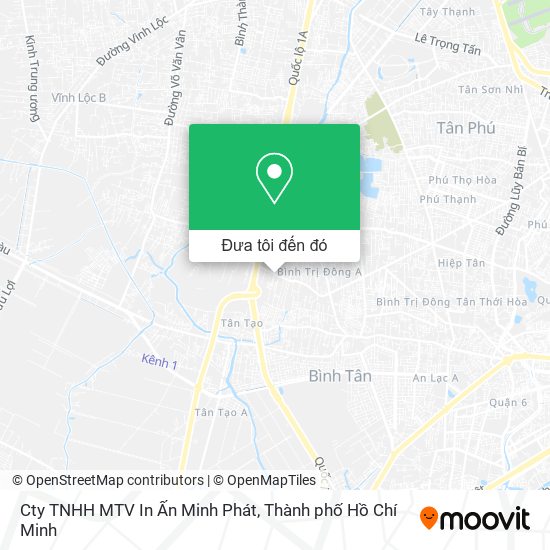 Bản đồ Cty TNHH MTV In Ấn Minh Phát