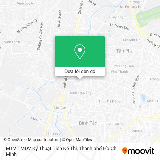 Bản đồ MTV TMDV Kỹ Thuật Tiên Kế Thi