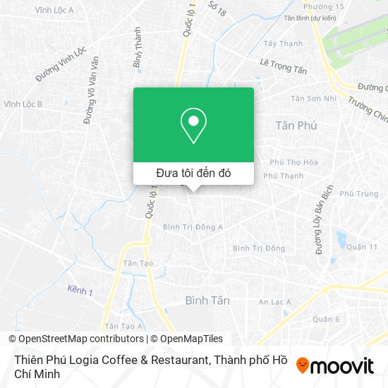 Bản đồ Thiên Phú Logia Coffee & Restaurant