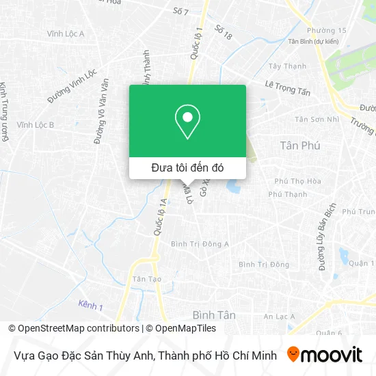 Bản đồ Vựa Gạo Đặc Sản Thùy Anh