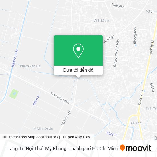 Bản đồ Trang Trí Nội Thất Mỹ Khang