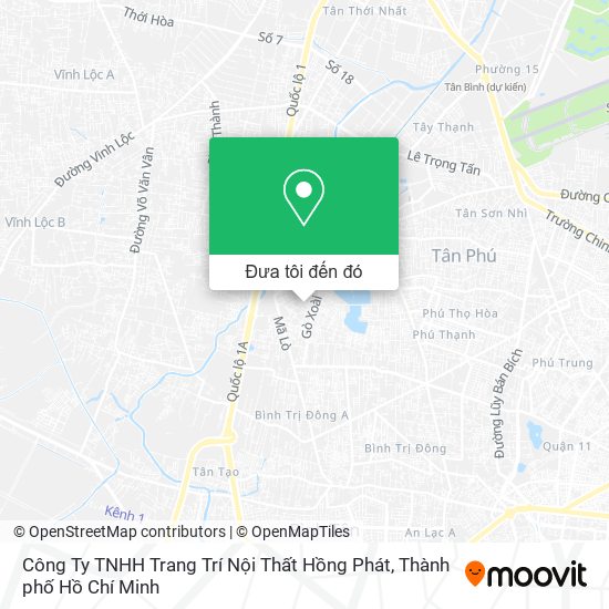 Bản đồ Công Ty TNHH Trang Trí Nội Thất Hồng Phát