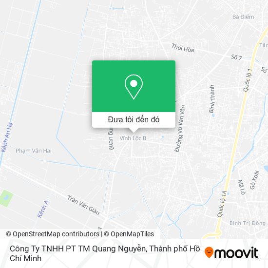 Bản đồ Công Ty TNHH PT TM Quang Nguyễn