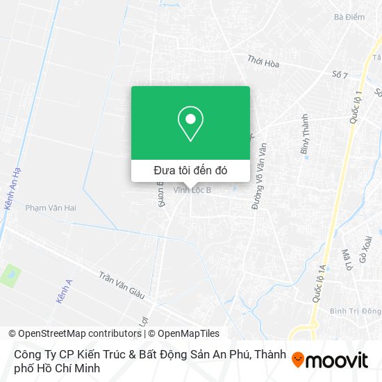 Bản đồ Công Ty CP Kiến Trúc & Bất Động Sản An Phú