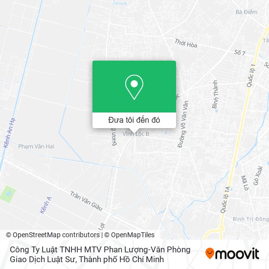 Bản đồ Công Ty Luật TNHH MTV Phan Lượng-Văn Phòng Giao Dịch Luật Sư