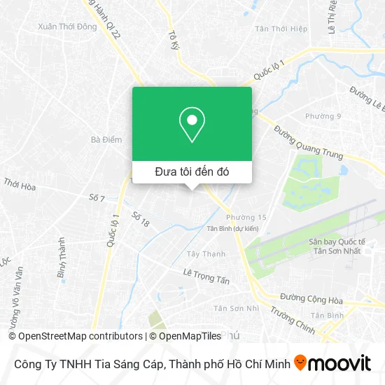 Bản đồ Công Ty TNHH Tia Sáng Cáp
