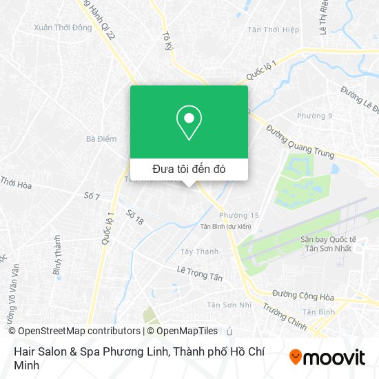 Bản đồ Hair Salon & Spa Phương Linh