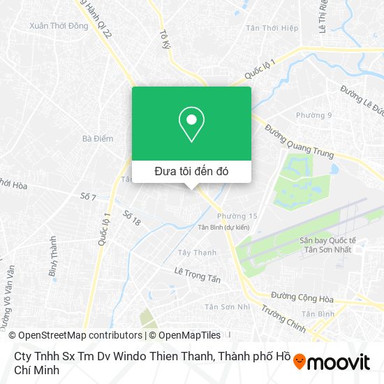 Bản đồ Cty Tnhh Sx Tm Dv Windo Thien Thanh