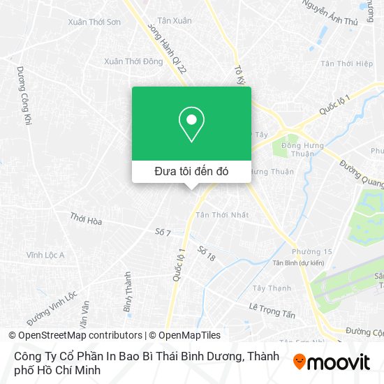 Bản đồ Công Ty Cổ Phần In Bao Bì Thái Bình Dương