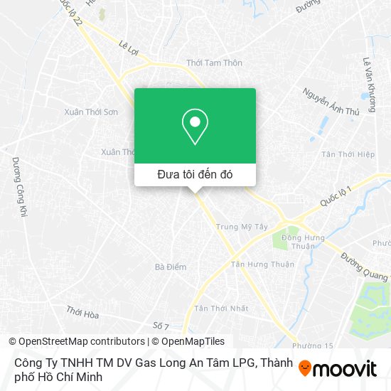 Bản đồ Công Ty TNHH TM DV Gas Long An Tâm LPG