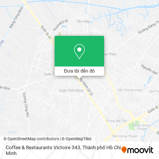 Bản đồ Coffee & Restaurants Victoire 343