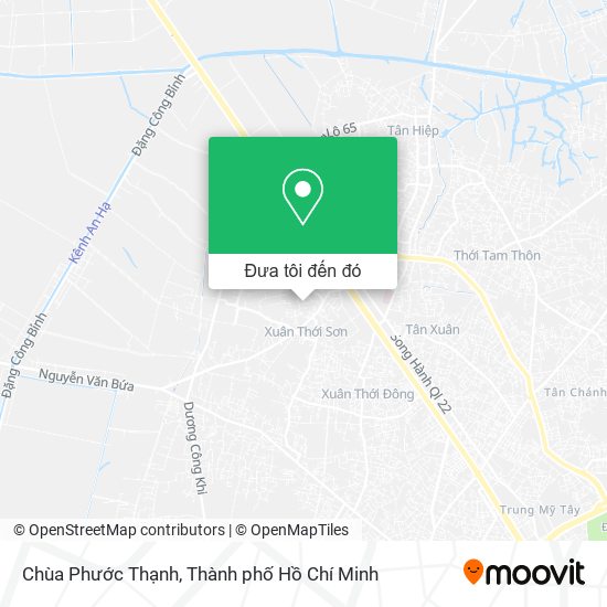 Bản đồ Chùa Phước Thạnh