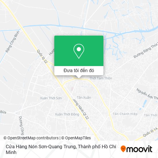 Bản đồ Cửa Hàng Nón Sơn-Quang Trung