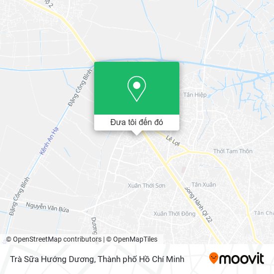 Bản đồ Trà Sữa Hướng Dương