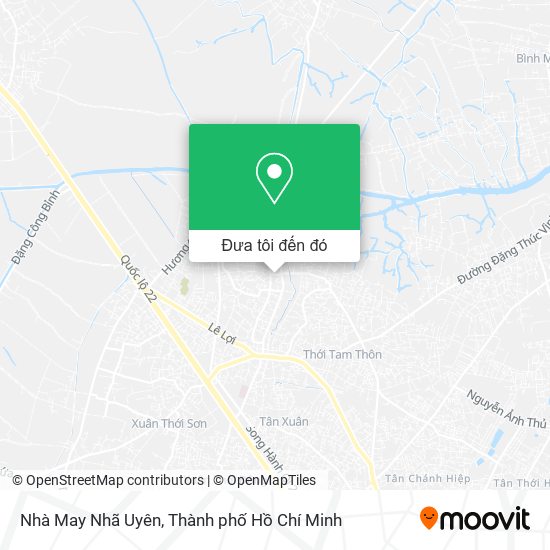 Bản đồ Nhà May Nhã Uyên