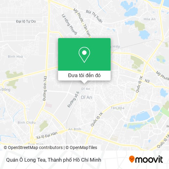 Bản đồ Quán Ô Long Tea