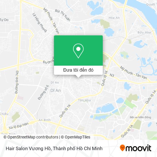 Bản đồ Hair Salon Vương Hồ
