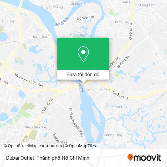 Bản đồ Dubai Outlet