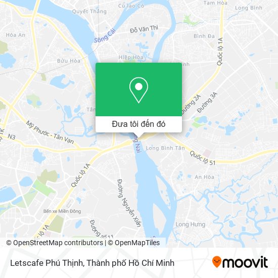 Bản đồ Letscafe Phú Thịnh
