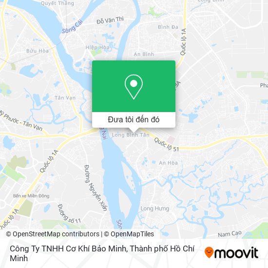 Bản đồ Công Ty TNHH Cơ Khí Bảo Minh