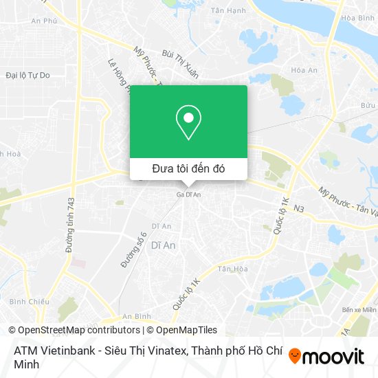 Bản đồ ATM Vietinbank - Siêu Thị Vinatex