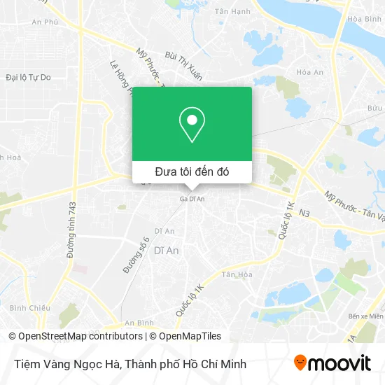 Bản đồ Tiệm Vàng Ngọc Hà