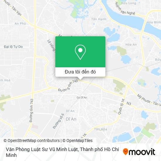 Bản đồ Văn Phòng Luật Sư Vũ Minh Luật