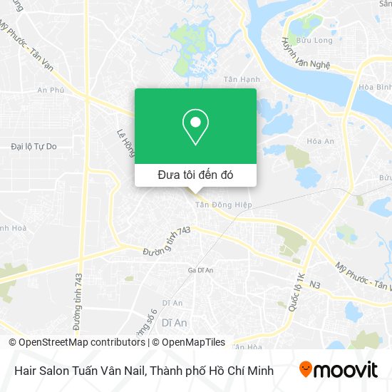 Bản đồ Hair Salon Tuấn Vân Nail