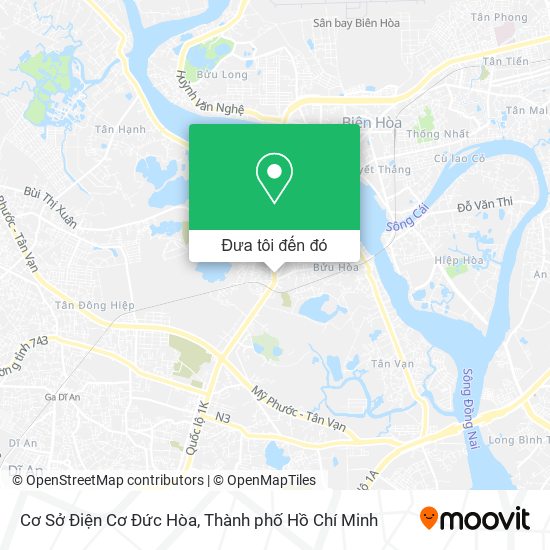 Bản đồ Cơ Sở Điện Cơ Đức Hòa