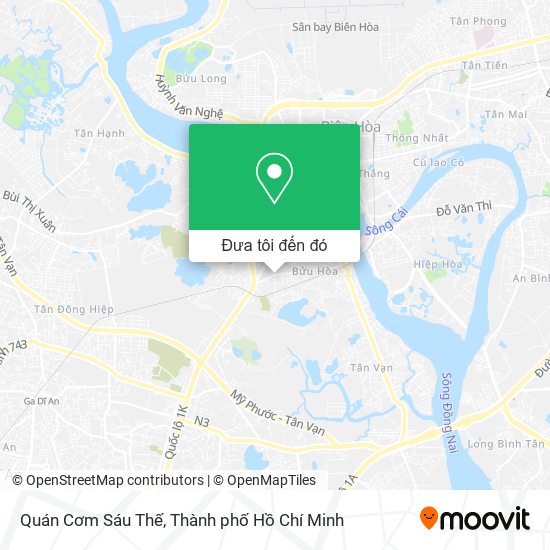 Bản đồ Quán Cơm Sáu Thế