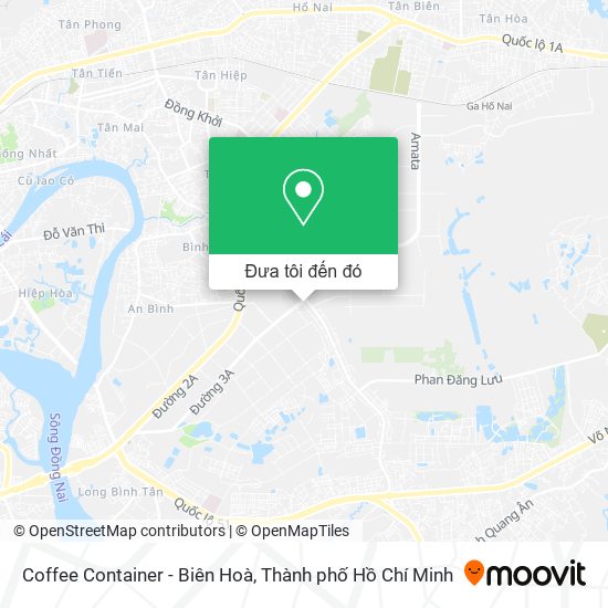 Bản đồ Coffee Container - Biên Hoà