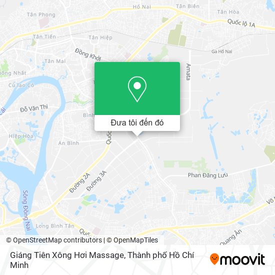 Bản đồ Giáng Tiên Xông Hơi Massage