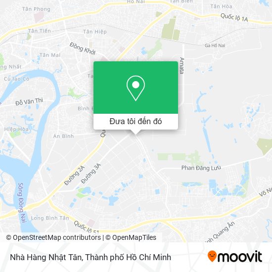Bản đồ Nhà Hàng Nhật Tân