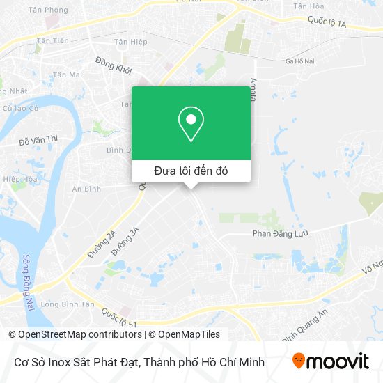 Bản đồ Cơ Sở Inox Sắt Phát Đạt
