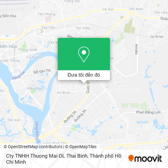 Bản đồ Cty TNHH Thuong Mai-DL Thai Bình