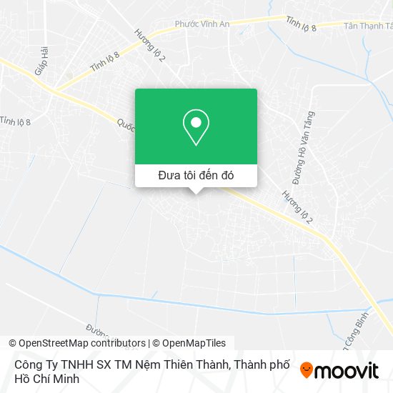 Bản đồ Công Ty TNHH SX TM Nệm Thiên Thành