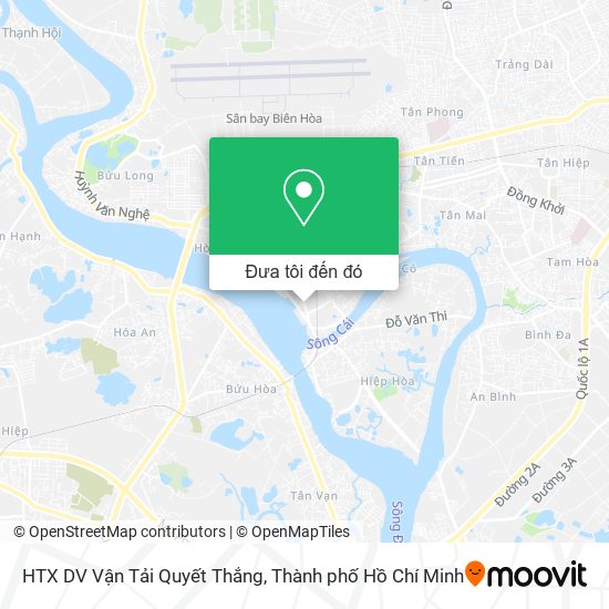 Bản đồ HTX DV Vận Tải Quyết Thắng