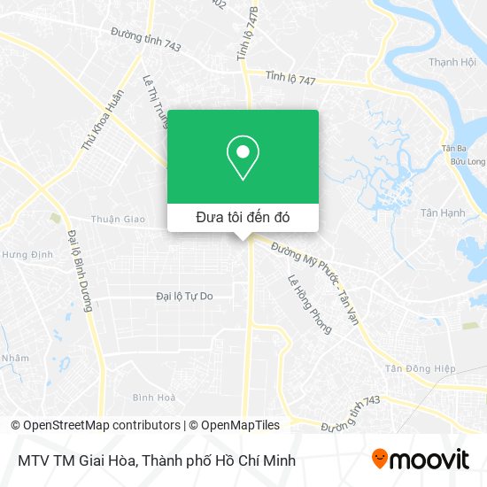 Bản đồ MTV TM Giai Hòa