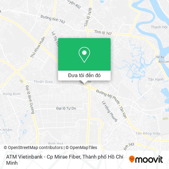 Bản đồ ATM Vietinbank - Cp Mirae Fiber
