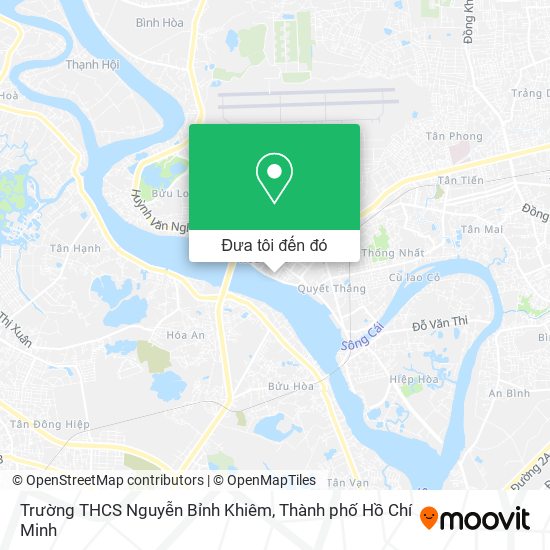 Bản đồ Trường THCS Nguyễn Bỉnh Khiêm