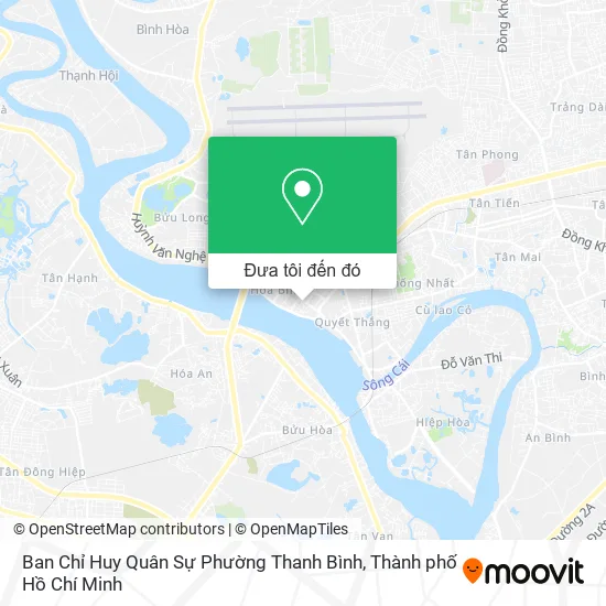 Bản đồ Ban Chỉ Huy Quân Sự Phường Thanh Bình