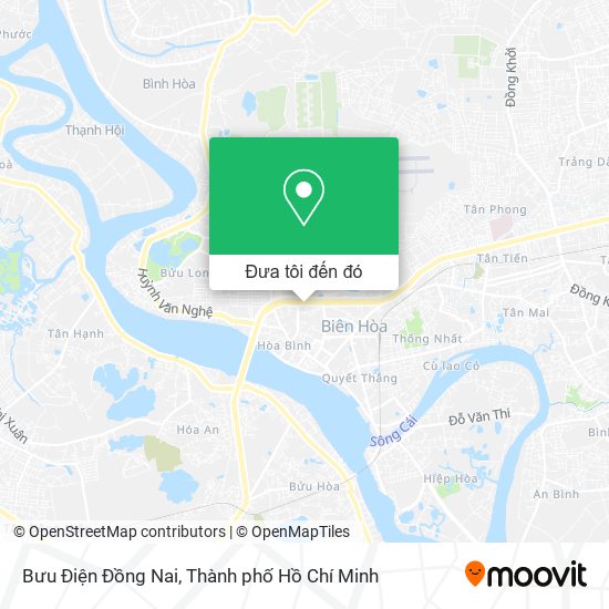 Bản đồ Bưu Điện Đồng Nai