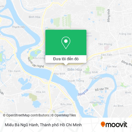Bản đồ Miếu Bà Ngũ Hành