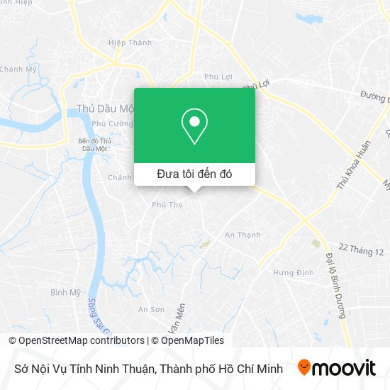 Bản đồ Sở Nội Vụ Tỉnh Ninh Thuận