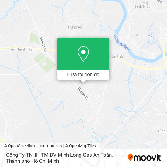 Bản đồ Công Ty TNHH TM.DV Minh Long Gas An Toàn