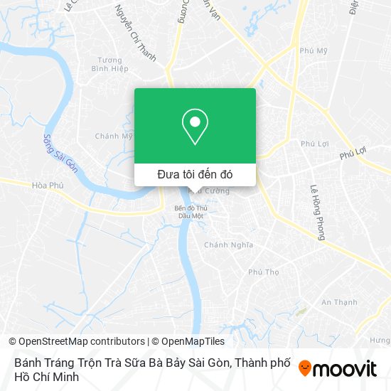 Bản đồ Bánh Tráng Trộn Trà Sữa Bà Bảy Sài Gòn