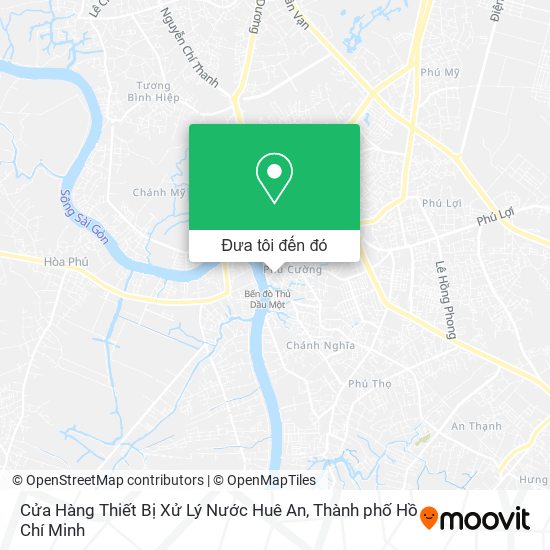 Bản đồ Cửa Hàng Thiết Bị Xử Lý Nước Huê An