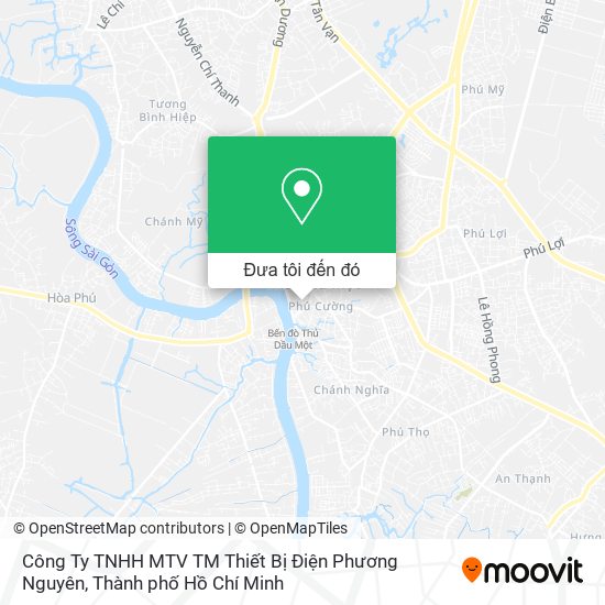 Bản đồ Công Ty TNHH MTV TM Thiết Bị Điện Phương Nguyên