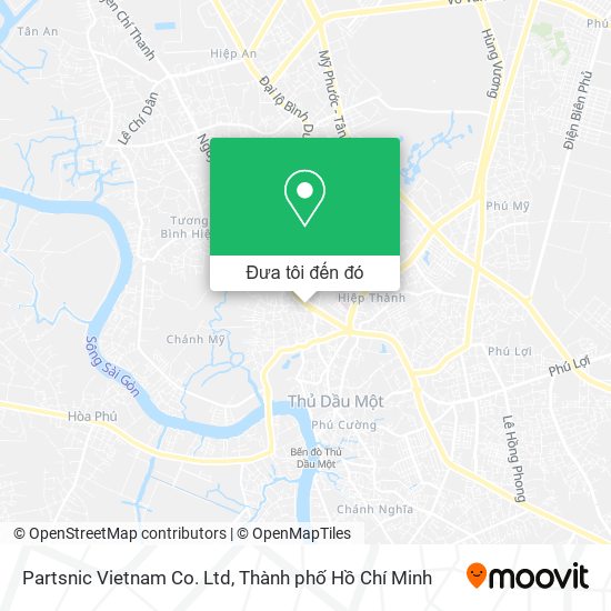 Bản đồ Partsnic Vietnam Co. Ltd